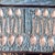 Antique Set of 12 demitasse spoons and sugar tongs in original satin-lined case // hostess gift // coffee service // rococo // shell motif For Sale - Image 12 of 18