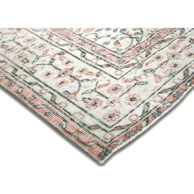 Traditional 1960s Turkish Oushak Rug For Sale - Image 3 of 7