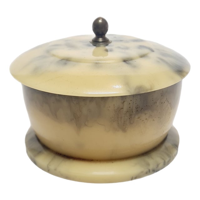 Art Deco Bakelite Box, Poland, 1950s For Sale
