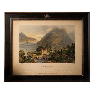 After Bartlett, Bosporus View with Beil-Gorod Fort, 1839, Steel Engraving For Sale