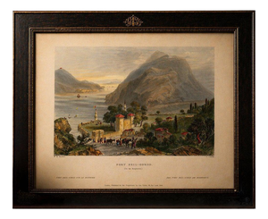After Bartlett, Bosporus View with Beil-Gorod Fort, 1839, Steel Engraving