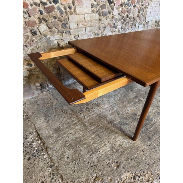 Vintage Danish Teak Dining Table by Ib Kofod-Larsen for G-Plan, 1960s For Sale - Image 12 of 18