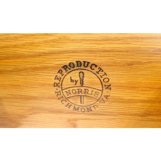 Mid 20th Century Bracket Feet Solid Mahogany Brass Pull Federal Style 7 Drawer High Chest Dresser For Sale - Image 5 of 18