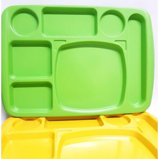 Space Age TV Dinner Trays by Bismuth, Paris, 1970s, Set of 4 For Sale - Image 9 of 16