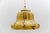 1960s Art Deco Pendant Lamp in Marbled Glass, Germany, 1940s For Sale - Image 5 of 11
