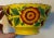 Early 19th Century Antique Early 19th Century English Staffordshire Canary Yellow Bowl With Hand Painted Roses For Sale - Image 5 of 12