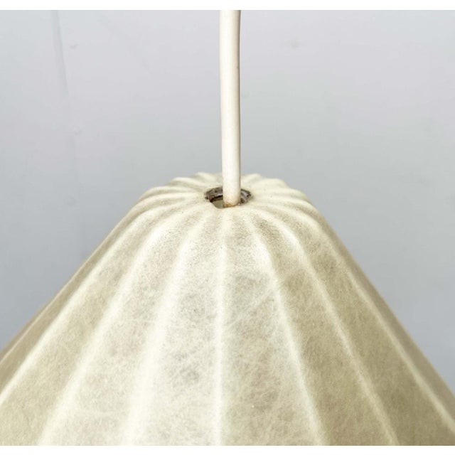 Mid-Century Modern Cocoon Pendant Lamp by Friedel Wauer for Goldkant Leuchten, Germany, 1960s For Sale - Image 16 of 18