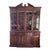 Chippendale China Cabinet Hutch Solid Mahogany For Sale