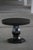 Vintage Danish Round Art Deco Console Table in Ebonized Oak, 1930s For Sale - Image 4 of 18