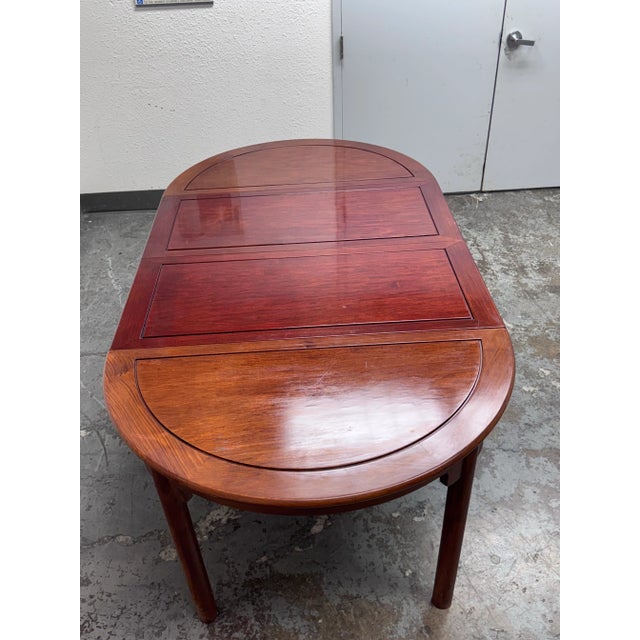 Wood Vintage Rosewood Extension Dining Table For Sale - Image 7 of 12
