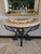 1990s Maitland‑Smith Demi‑lune Console Table For Sale - Image 5 of 12