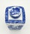 Elevate your mantle, bookshelf, or kitchen vignette with this timeless vintage blue and white square tea caddy. Made from...