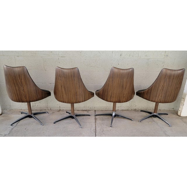 Black Space-Age Mid-Century Modern Dinette / Dinging Set by Virtue Brothers - 5 Pieces For Sale - Image 8 of 18