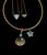 2020s Australian Opal Heart Necklace With Diamond, 14k Gold Paperclip Chain For Sale - Image 5 of 7
