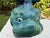Blue Vintage Blue Green Glazed Terracotta Foo Dog Petite Garden Stool For Sale - Image 8 of 11
