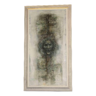 Pino Lancia, The Golden Fountain, Oil Painting, 2010s For Sale