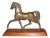 Bronze Horse with Wooden Base For Sale