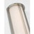 Metal Barbara Barry for Visual Comfort Signature Phinn 18" Linear Bath Sconce in Polished Nickel with White Glass For Sale - Image 7 of 10