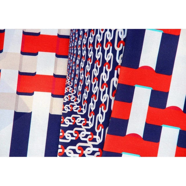 Contemporary Dessus Dessous Tea Towel in Cotton and Linen from Alto Duo For Sale - Image 3 of 6