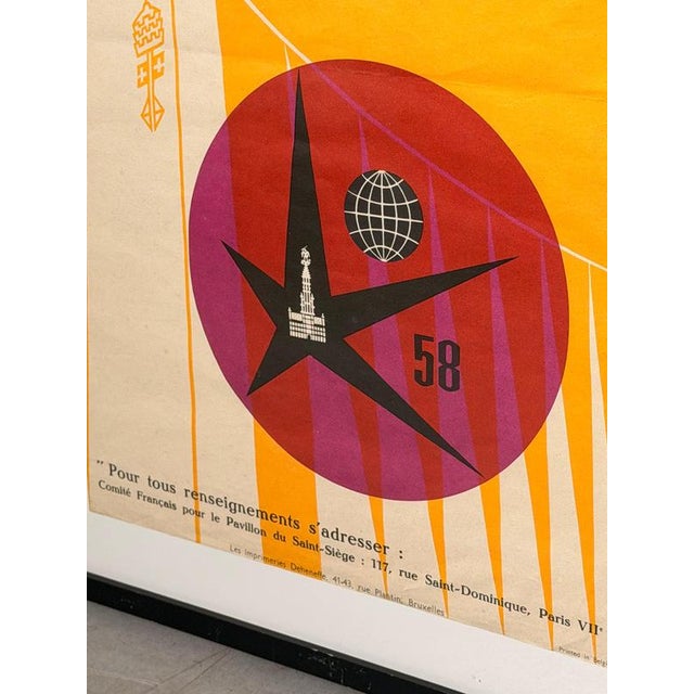 Expo 58 The Holy See Poster For Sale - Image 3 of 5