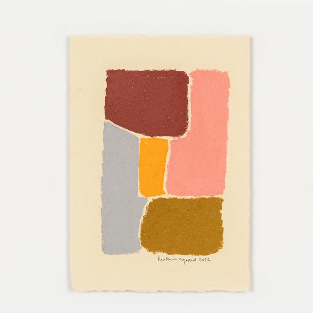 Abstract Oil Painting by French Artist Hortense Reynaud For Sale In Los Angeles - Image 6 of 8