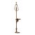 Antique Brass Lamp With Ashtray Stand For Sale