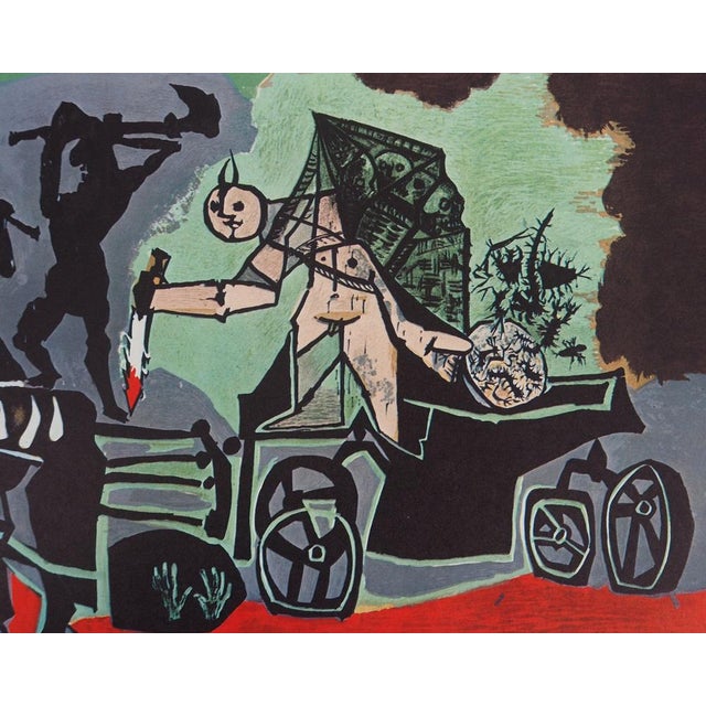 Pablo Picasso, La guerre, Lithograph For Sale - Image 4 of 7