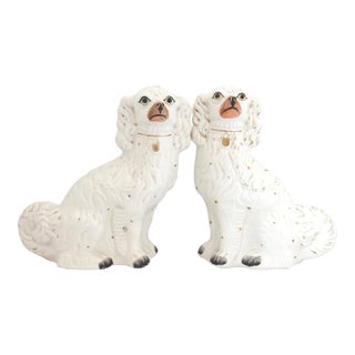 Large Antique Staffordshire Dogs For Sale