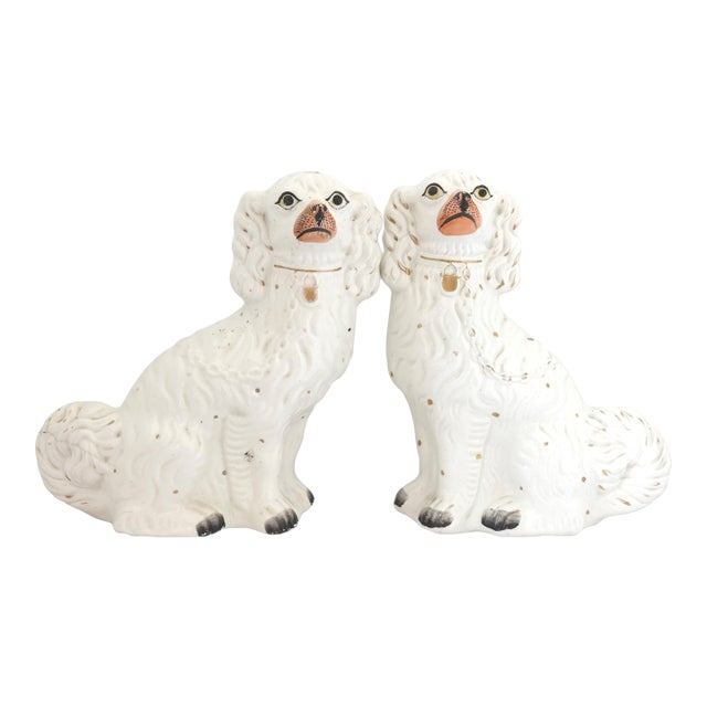 Large Antique Staffordshire Dogs For Sale