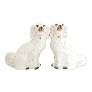 Large Antique Staffordshire Dogs