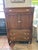 Wood Vintage John Widdicomb Tall Wardrobe Dresser For Sale - Image 7 of 10