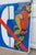 Vintage Urban Art, Industrial Original Painting of Lineman, Advertising, Telephone Sign For Sale - Image 4 of 7