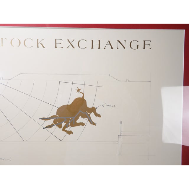 1983 General Idea ~ Toronto Stock Exchange Study for Ursa Major ~ Rare Art Print For Sale - Image 4 of 18