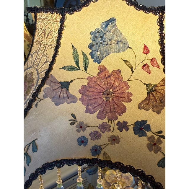 1960s Rare Italian Tole Lamp For Sale - Image 11 of 13