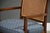 Blue Mahogany and Cane Dining Chairs - Set of 6 For Sale - Image 8 of 9