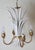 Hollywood Regency Leaf Chandelier in White and Gold from Hans Kögel, 1960s For Sale - Image 11 of 18