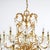 French Style Gilt & Crystal Twelve-Light Tiered Chandelier, 1930 For Sale - Image 6 of 12