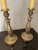 Metal Pair of Bronze Candlesticks Adapted as Lamps, 19th Century For Sale - Image 7 of 8