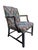 Green Vintage Schumacher Flamestitch Upholstered Federal Arm Chair For Sale - Image 8 of 18