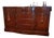 Bernhardt Vintage Flame Mahogony Bowfront Sideboard Buffet For Sale