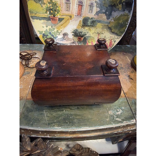 Late 19th Century Antique Tea Caddy Box For Sale - Image 5 of 7
