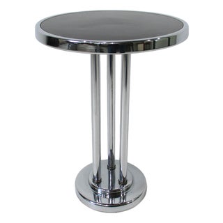 Wolfgang Hoffman Art Deco Side Cigarette Table for Howell Co. For Sale