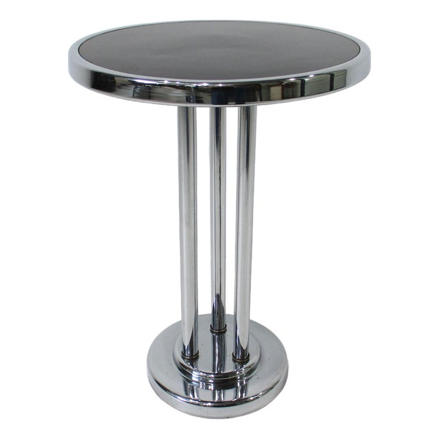 Wolfgang Hoffman Art Deco Side Cigarette Table for Howell Co. For Sale