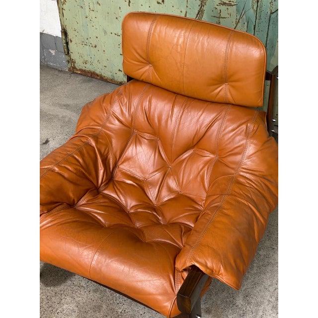 Lounge Chairs Modell MP-41 in Cognac Leder by Percival Lafer, Brazil, 1960s, Set of 2 For Sale - Image 9 of 16