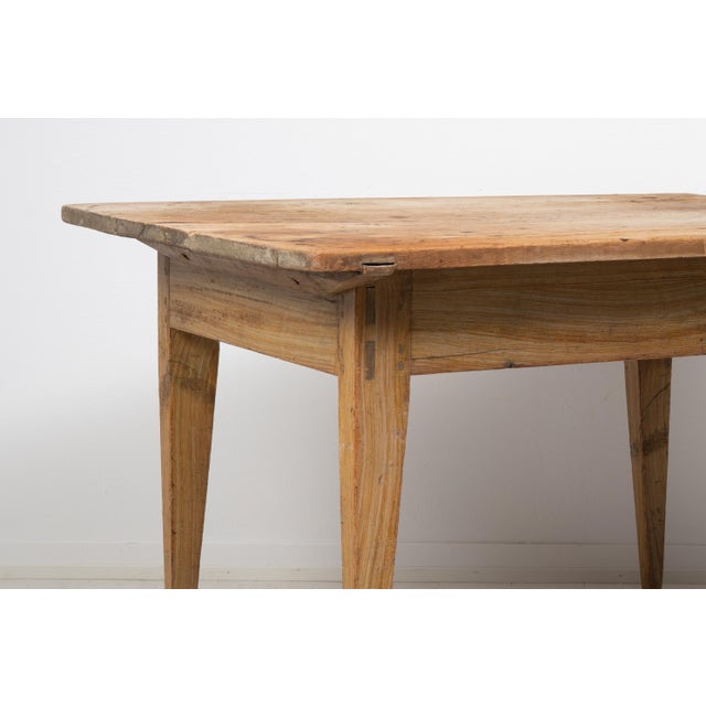 Antique Swedish Folk Art Dining Table For Sale - Image 10 of 15