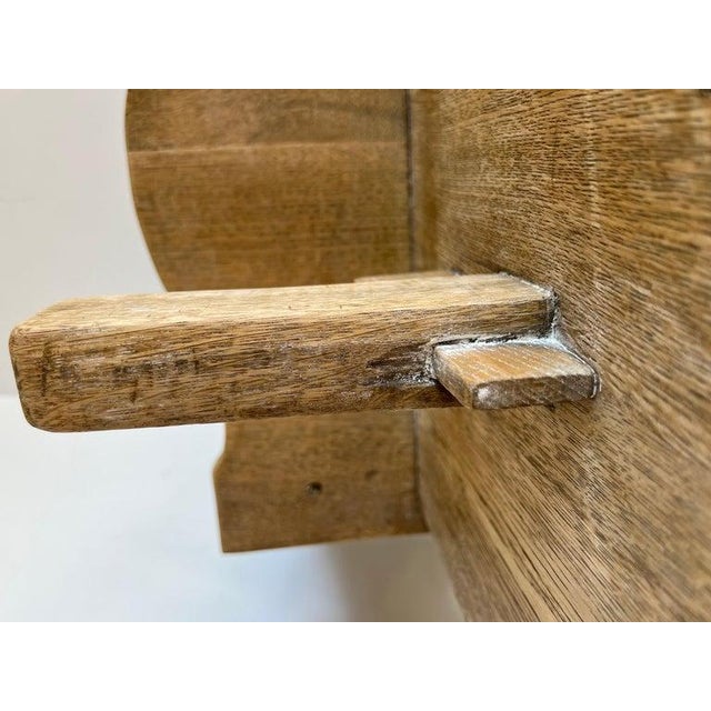 Spanish Dining Table W/ Coordinating Carved Benches C. 1930's For Sale - Image 10 of 12