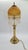 Gold Table Lamp in Amber Glass and Brass, 1970s For Sale - Image 8 of 14