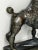 Circa 1940s Art Deco Small Bronze Model Poodle Dog Classic Car Mascot For Sale - Image 11 of 11