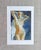 New bright and colorful repro print of her original painting of a nude female figure in an abstract expressionist manner,...