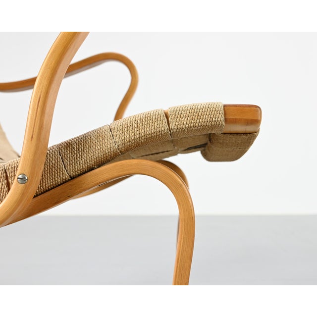 Eva Armchair by Bruno Mathsson for Karl Mathsson, Denmark, 1976 For Sale - Image 9 of 18